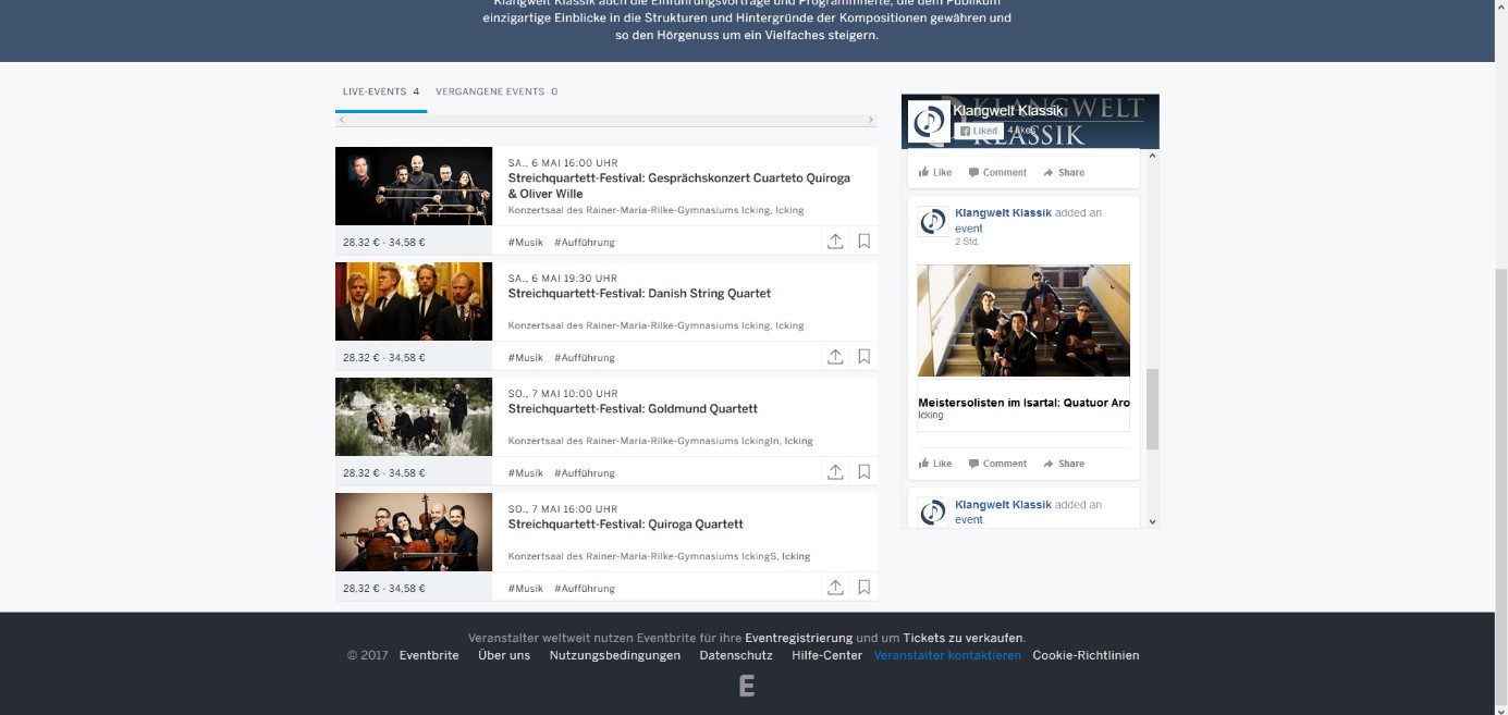 Screenshot Shopsystem Tickets bequem online kaufen!